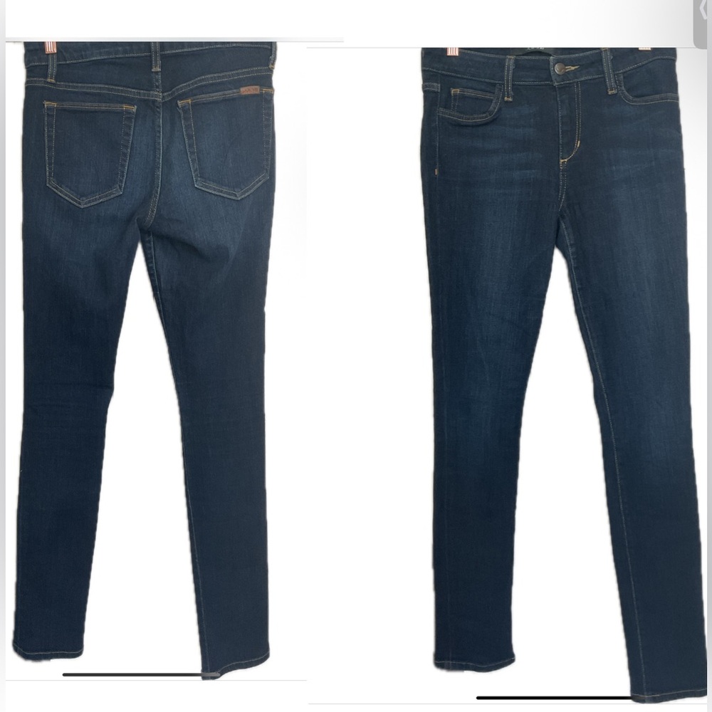 Joe's Jeans RIKKI Dark Blue Mid Rise Skinny Jeans Classic Style